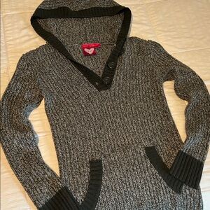 Crazy 8 Charcoal V-Neck Sweater